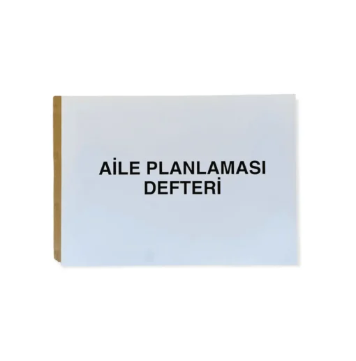 Aile Planlaması Poliklinik Defteri