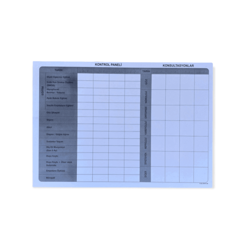 Diyabet Hasta İzlem Kartı