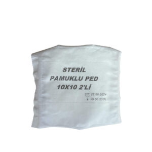 Pamuklu Ped Steril 10*10 cm 2’li Paket