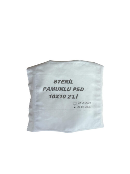 Pamuklu Ped Steril 10*10 cm 2’li Paket