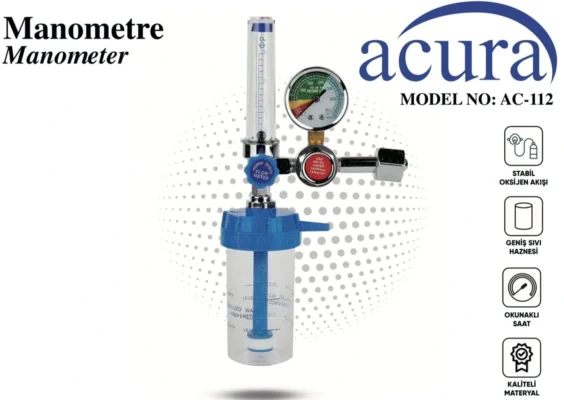 Oksijen Tüpü Manometresi