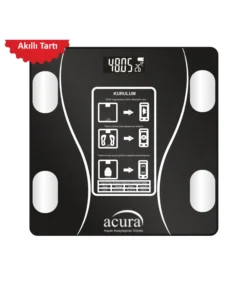 Dijital Akıllı Tartı ( yağ, su, kas ve kilo ölçer)
