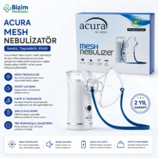 Acura Şarjlı Mesh Nebulizatör Cihazı