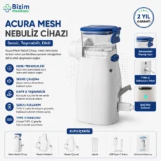 Acura Taşınabilir Mesh Nebulizatör Cihazı