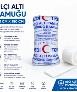 Alçı Altı Pamuğu 10 cm 150 cm