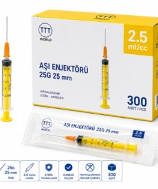 Aşı Enjektörü 25G 300'lük TTT