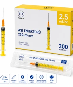 Aşı Enjektörü 25G 300'lük TTT