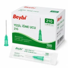 Beybi Enjektör İğne Ucu 21G Yeşil 100'lü