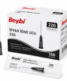 Beybi Enjektör İğne Ucu 22G Siyah 100'lü