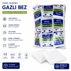 Dermateks 30*80 2 Parça Steril Gazlı Bez 150 Paket