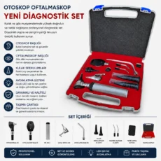 Otoskop Oftalmaskop Diagnostik Yeni Set