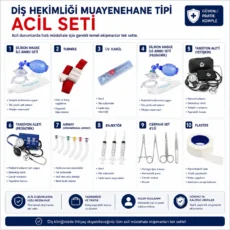 Diş Hekimliği Muayenehane Tip Acil Seti