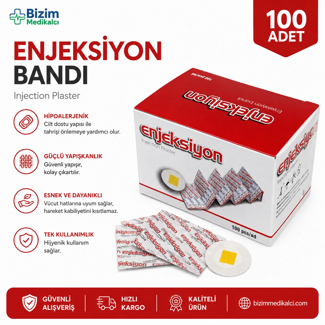 Enjeksiyon Bandı 100’lü