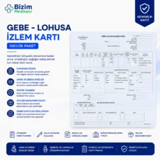 Gebe - Lohusa İzlem Kartı 100'lük