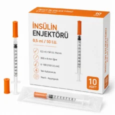 İnsülin Enjektörü 0.5 ml 30G 8 mm 10'lu