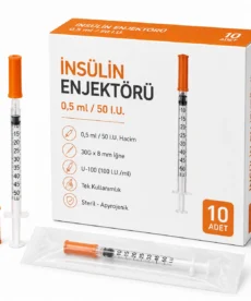 İnsülin Enjektörü 0.5 ml 30G 8 mm 10'lu