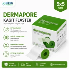 Kağıt Flaster Dermapore 5*5