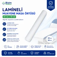 Lamineli Muayene Masa Örtüsü 50 mt