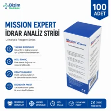 Mission Expert İdrar Analiz Stribi 100'lü