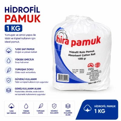 Hidrofil Pamuk 1 kg