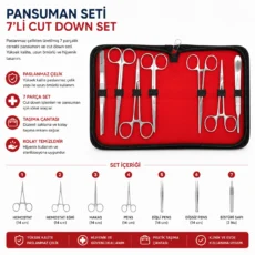 Pansuman Seti 7 li ( cut down set )