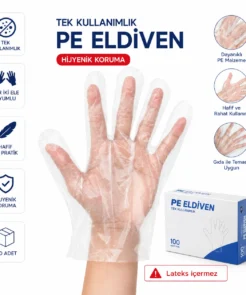 Hdpe Poşet Eldiven 100'lük