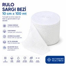 Rulo Sargı Bezi 10 cm 100 mt