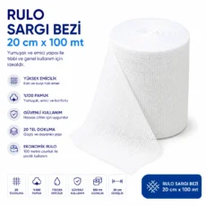Rulo Sargı Bezi 20 cm 100 mt