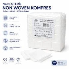 Non Steril Yüksek Emici Spanç 5*5 4 Kat 1000'li