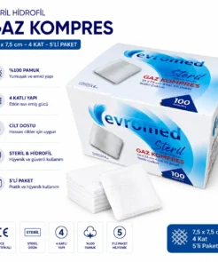 Steril Gazlı Bez Spanç 100'lük