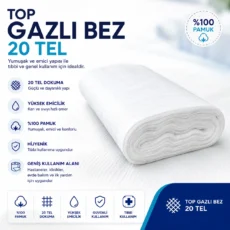 Top Gazlı Bez 90 cm 100 mt