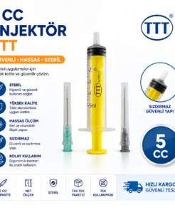 Enjektör 5 cc 200'lük TTT