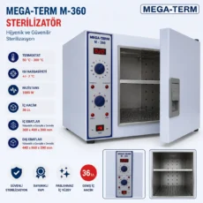 Mega-Term 36 Litre Kuru Hava Sterilizatörü