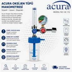 Acura Oksijen Tüpü Manometresi
