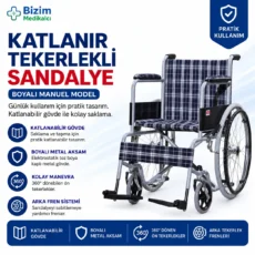 Tekerlekli Sandalye (Boyalı-Katlanır)